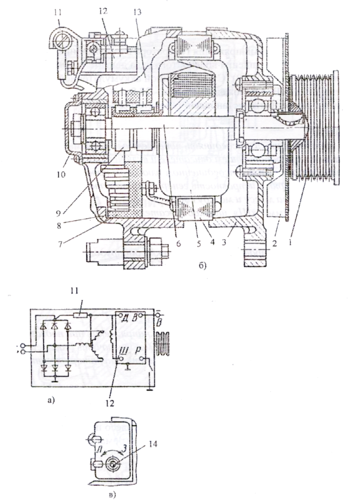 Генераторная установка Г 273В  - двигателя КАМАЗ Евро-2-3 - 740.50, 740.51