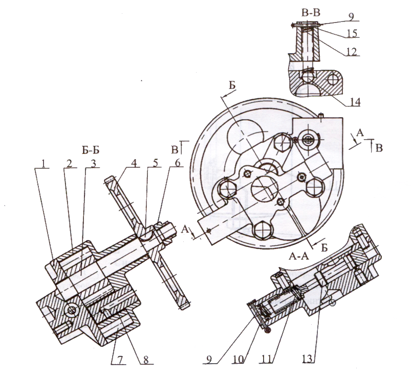 Схема Насос масляный двигателя КАМАЗ евро-1 - 740.11, 740.13