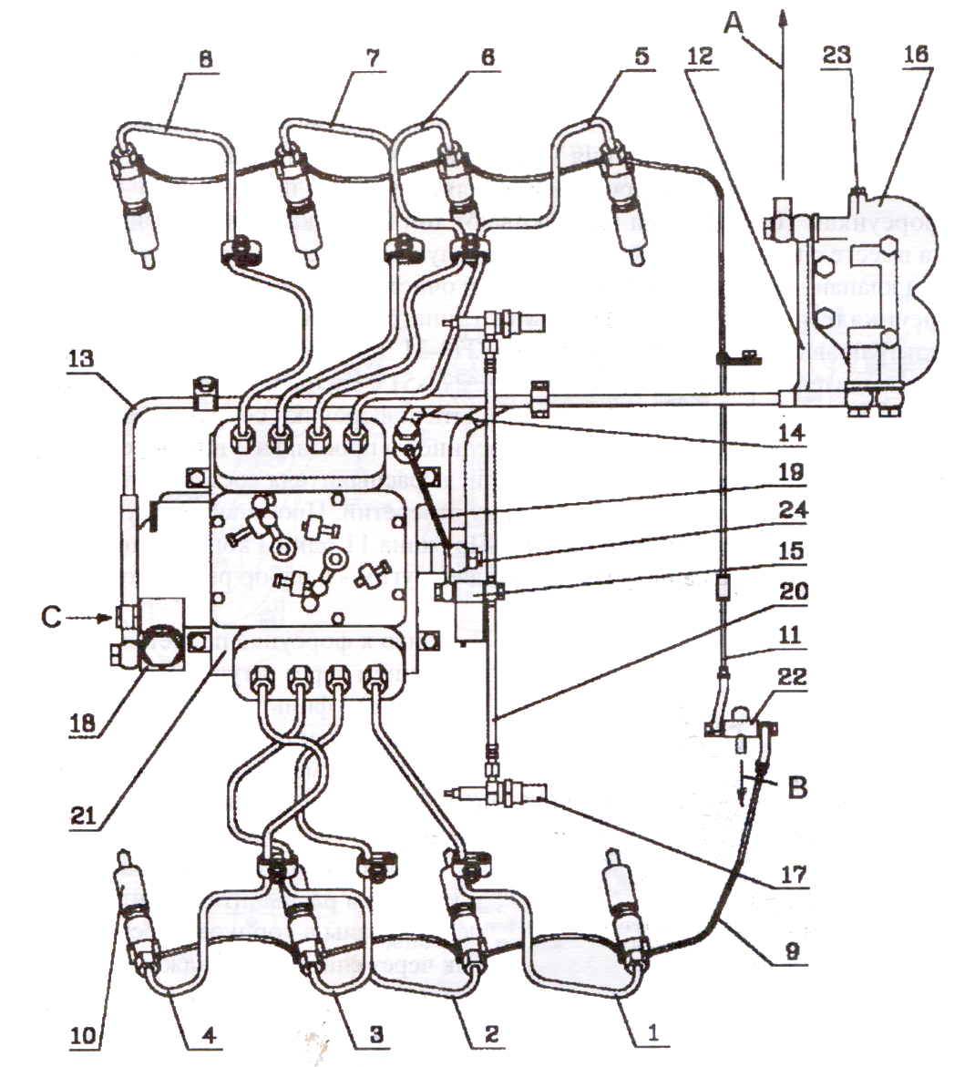 Расположение топливных. Трубки форсунок КАМАЗ 740 схема. Расположение трубок ТНВД КАМАЗ 740. Топливные трубки КАМАЗ 740 .11 схема. Схема топливных трубок КАМАЗ 740.