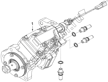 Схема/чертеж: FP90239 Топливный насос высокого давления / Cummins ISLe 310-30 (340-30, 375-30)