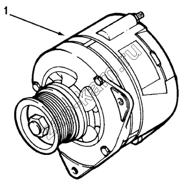 Схема/чертеж: Генератор / Cummins ISF 2.8 (S3129T)