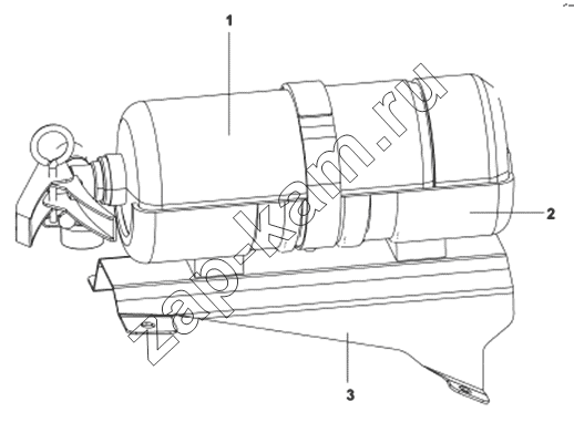 Схема/чертеж: Огнетушитель / DongFeng DFL-3251A