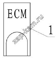 Схема/чертеж: 3750210-E56 Клавиша диагностики ECM / DongFeng DFL-3251AXA Euro3