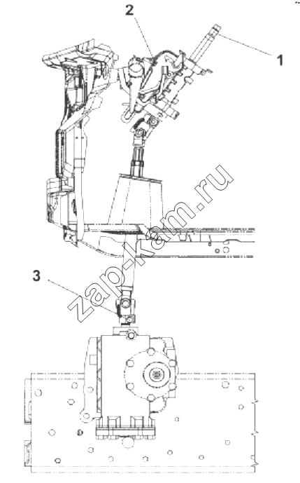 Схема/чертеж: 3404A-C0100 Привод рулевого механизма / DongFeng DFL-3251AXA Euro3
