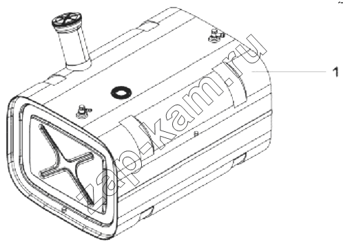 Схема/чертеж: 11E56 Топливный бак / DongFeng DFL-3251AXA Euro3