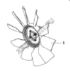 Схема/чертеж: Fan Subassembly / DongFeng L3251A3 (вар.)