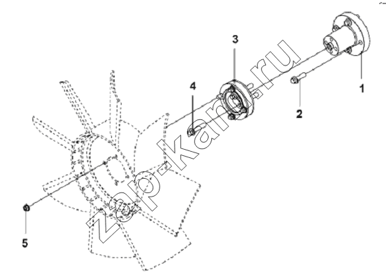Схема/чертеж: Fan Fastener / DongFeng L3251A3 (вар.)