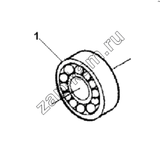 Схема/чертеж: Transmission First Front Bearing / DongFeng L3251A3 (вар.)