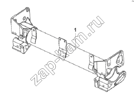 Схема/чертеж: Cross Beam Subassembly Front / DongFeng L3251A3 (вар.)