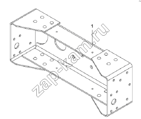 Схема/чертеж: Cross Beam Subassembly-Rear / DongFeng L3251A3 (вар.)