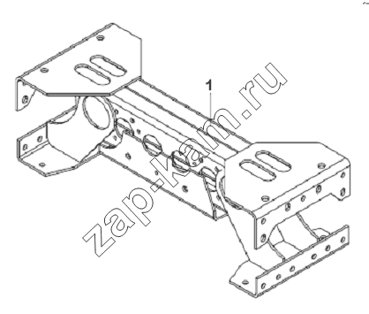 Схема/чертеж: Cross Beam Subassembly-Second Cross Beam / DongFeng L3251A3 (вар.)