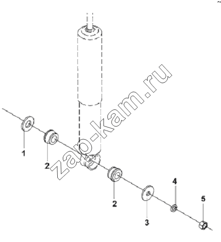 Схема/чертеж: Vibration Damper Lifting Lug Connecting Rod / DongFeng L3251A3 (вар.)