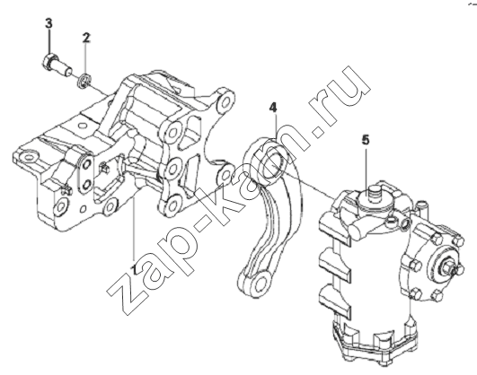 Схема/чертеж: Monoblock Power Steering Gear Assembly / DongFeng L3251A3 (вар.)