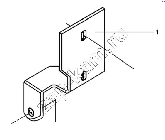 Схема/чертеж: Relay Installation Bracket Subassembly / DongFeng L3251A3 (вар.)