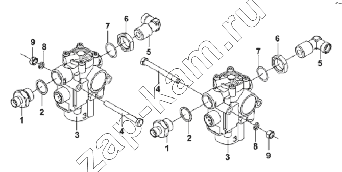Схема/чертеж: Front ABS / DongFeng L3251A3 (вар.)