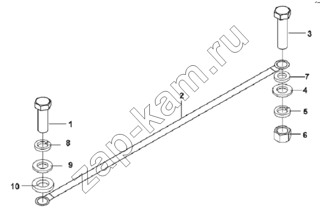 Схема/чертеж: Earth Wire Subassembly / DongFeng L3251A3 (вар.)