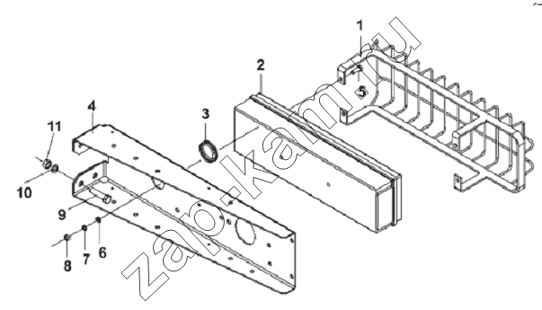 Схема/чертеж: Rear Combination Lamp Subassembly / DongFeng L3251A3 (вар.)