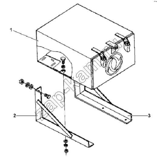 Схема/чертеж: Tool Box Subassembly / DongFeng L3251A3 (вар.)