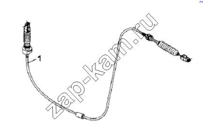 Схема/чертеж: Throttle Cable Subassembly / DongFeng L3251A3 (вар.)