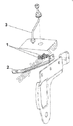 Схема/чертеж: Clutch System Pipeline Subassembly-Cab / DongFeng L3251A3 (вар.)