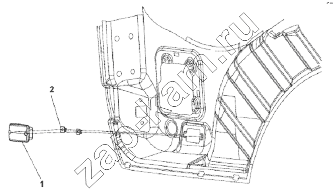 Схема/чертеж: Step Lamp Subassembly / DongFeng L3251A3 (вар.)
