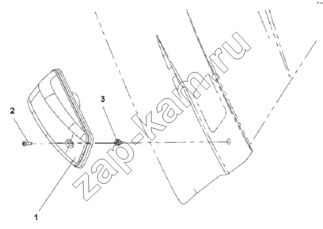 Схема/чертеж: Turn Lamp Subassembly / DongFeng L3251A3 (вар.)