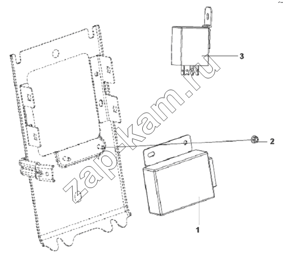 Схема/чертеж: Wiper Relay Subassembly / DongFeng L3251A3 (вар.)