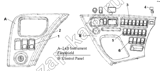 Схема/чертеж: Rocker Switch Subassembly / DongFeng L3251A3 (вар.)