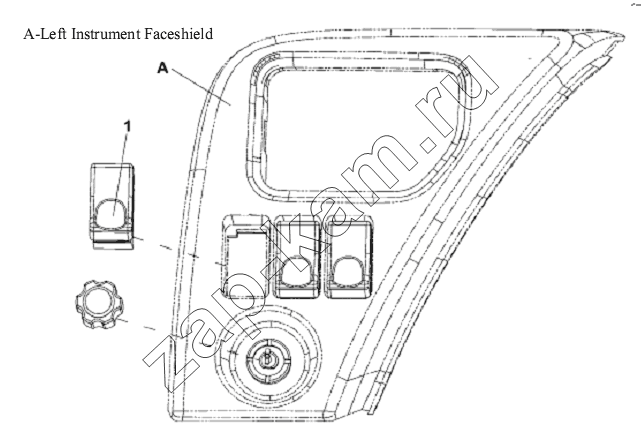 Схема/чертеж: Front Fog Lamp Switch Subassembly / DongFeng L3251A3 (вар.)