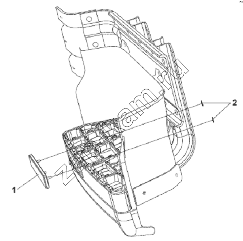 Схема/чертеж: Reflector Subassembly / DongFeng L3251A3 (вар.)