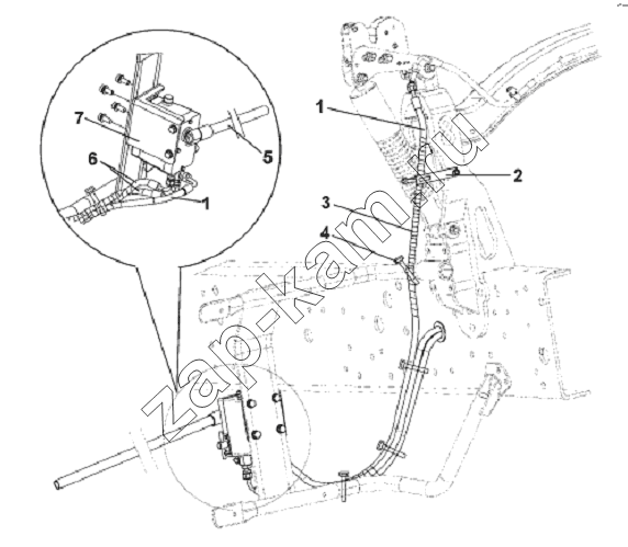 Схема/чертеж: Tilting Oil Pump Subassembly / DongFeng L3251A3 (вар.)