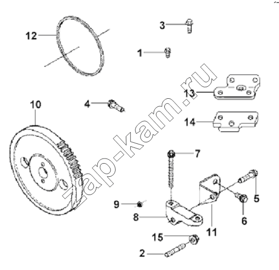 Схема/чертеж: Fuel Pump Installation Subassembly / DongFeng L3251A3 (вар.)