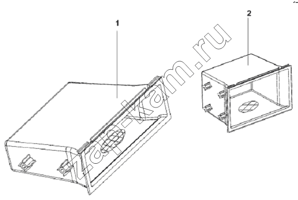 Схема/чертеж: Instrument Board Glove Box Subassembly / DongFeng L3251A3 (вар.)