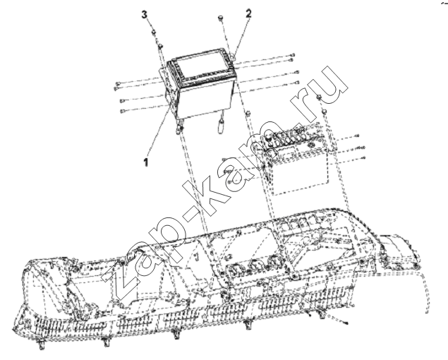 Схема/чертеж: GPS Subassembly / DongFeng L3251A3 (вар.)