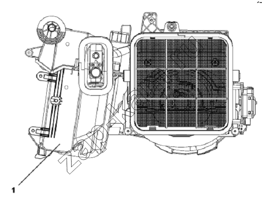 Схема/чертеж: Ventilation Subassembly / DongFeng L3251A3 (вар.)