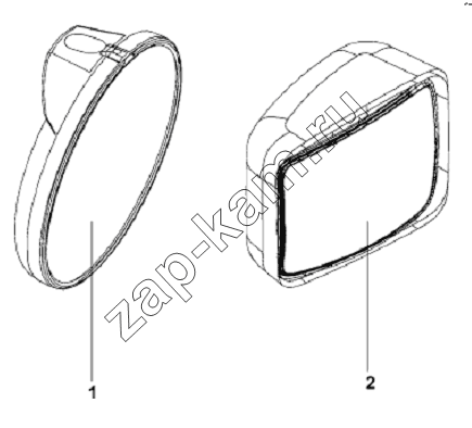 Схема/чертеж: Lower Mirror Subassembly / DongFeng L3251A3 (вар.)