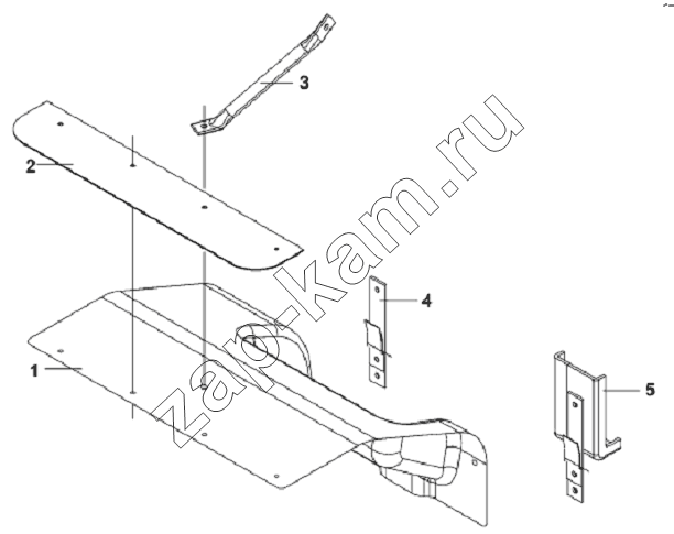 Схема/чертеж: Left Acoustic Board Subassembly / DongFeng L3251A3 (вар.)