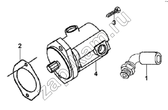 Схема/чертеж: Hydraulic Steering Pump Subassembly / DongFeng L3251A3 (вар.)