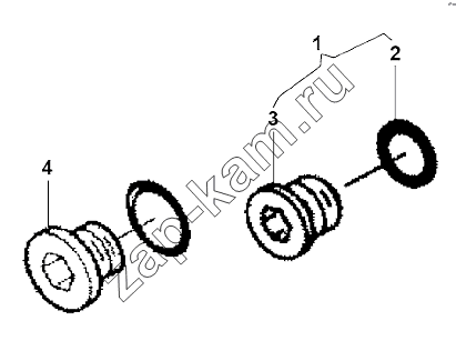 Схема/чертеж: Cylinder Body Pipeline Connection Subassembly / DongFeng L3251A3 (вар.)