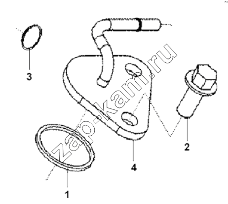 Схема/чертеж: Cylinder Body Filler Subassembly / DongFeng L3251A3 (вар.)