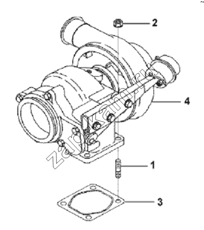 Схема/чертеж: Supercharger Subassembly / DongFeng L3251A3 (вар.)