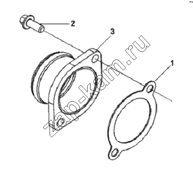 Схема/чертеж: Water Inlet Connecting Pipe Subassembly / DongFeng L3251A3 (вар.)