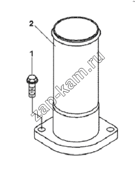Схема/чертеж: Water Outlet Connecting Pipe Subassembly / DongFeng L3251A3 (вар.)