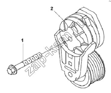 Схема/чертеж: Belt Tensioner Subassembly / DongFeng L3251A3 (вар.)