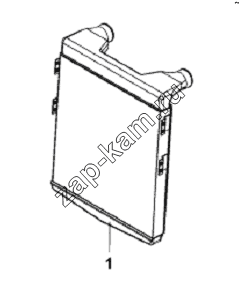 Схема/чертеж: Intercooler Subassembly / DongFeng L3251A3 (вар.)
