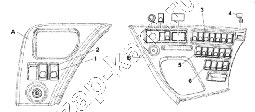 Схема/чертеж: 3750A-C0100 Выключатели / DongFeng DFL-3251A Euro3
