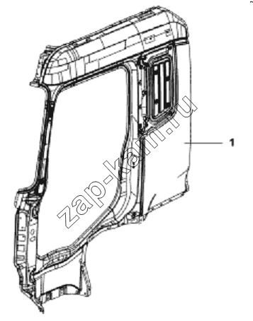 Схема/чертеж: 5401A-C0100 Левая боковина / DongFeng DFL-3251A Euro3