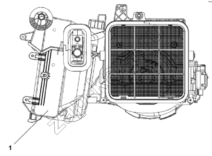 Схема/чертеж: 8103A-C0101 Система вентиляции кабины / DongFeng DFL-3251A Euro3