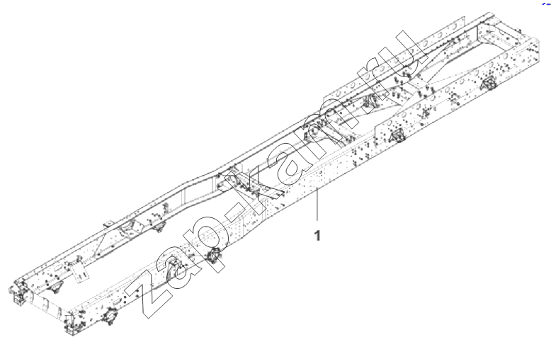 Схема/чертеж: 28ZXC05 Рама в сборе / DongFeng DFL-3251A Euro3