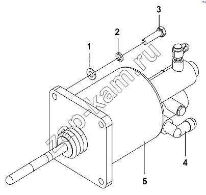 Схема/чертеж: Clutch Booster Group / DongFeng DFL-3251AW1